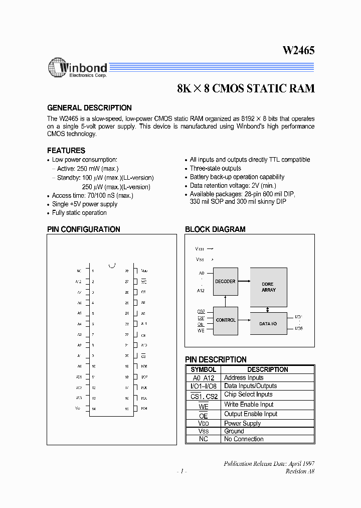W2465S_4983002.PDF Datasheet