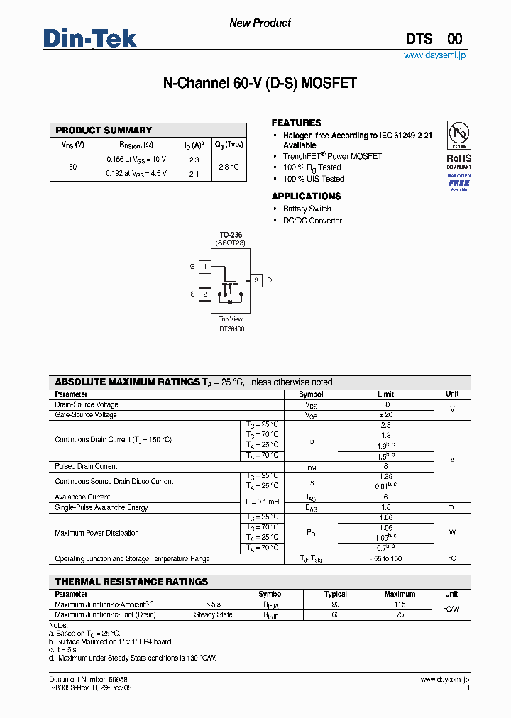 DTS6400_4990437.PDF Datasheet