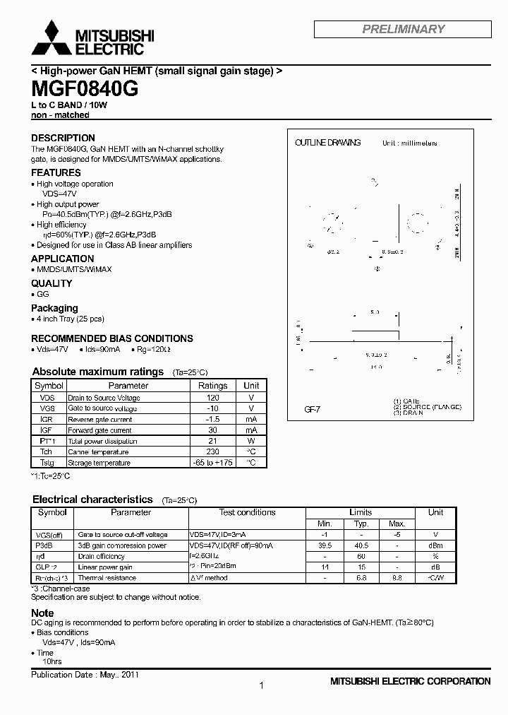 MGF0840G_4992210.PDF Datasheet