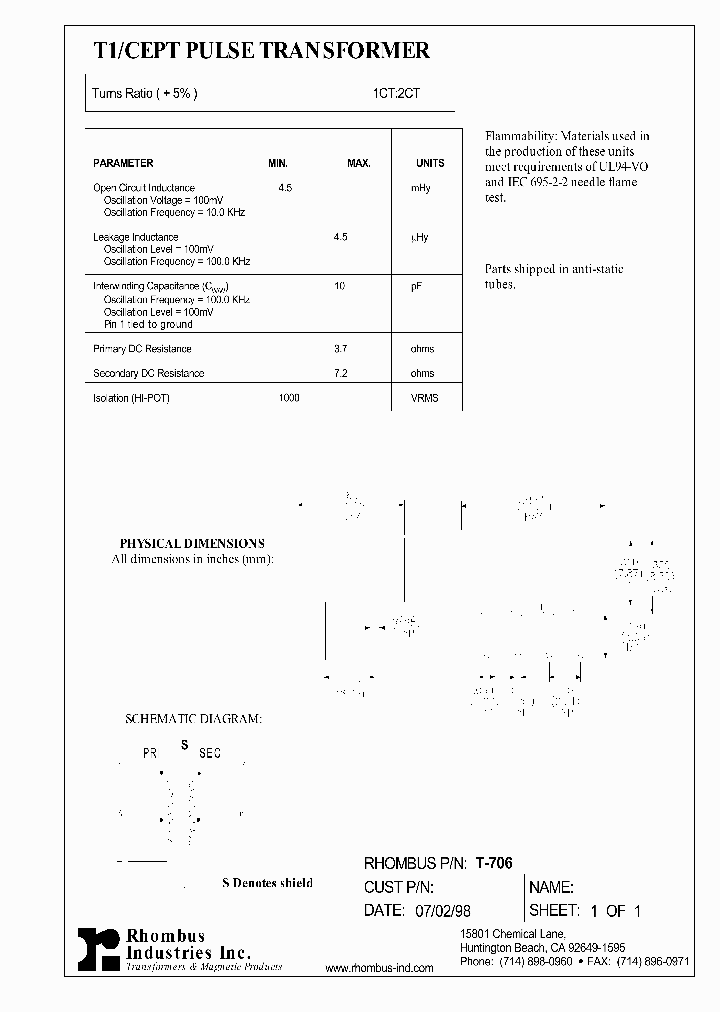 T-706_4994578.PDF Datasheet