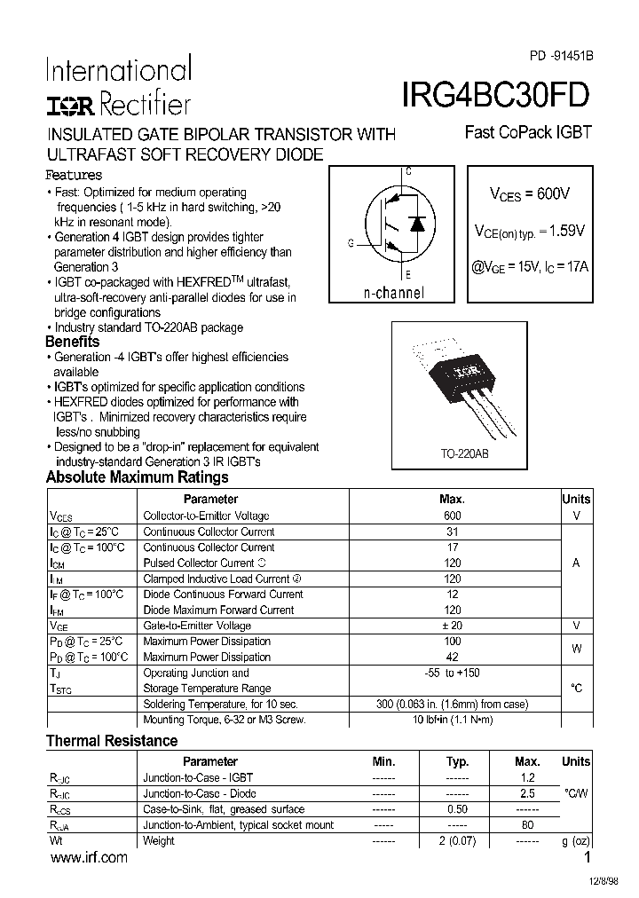 IRG4BC30FD_4995964.PDF Datasheet