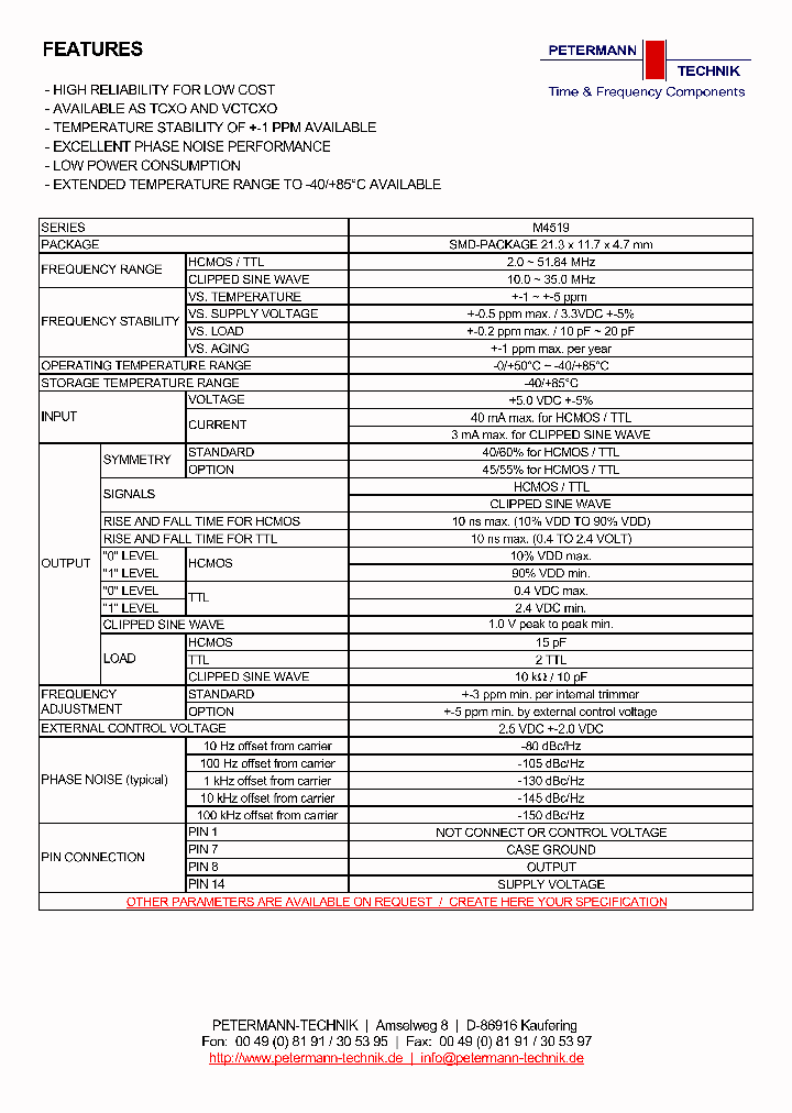 M4519_4999665.PDF Datasheet