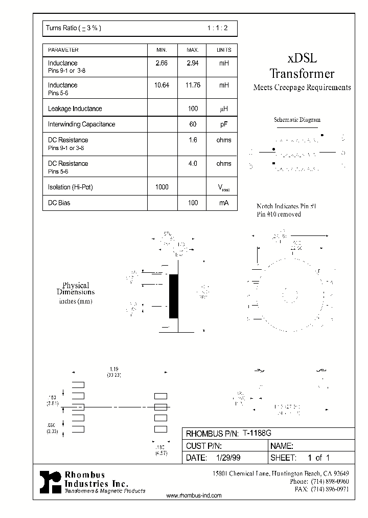 T-1188G_5004717.PDF Datasheet