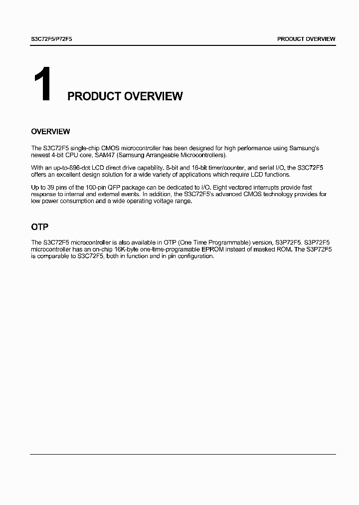 S3C72F5_5000256.PDF Datasheet