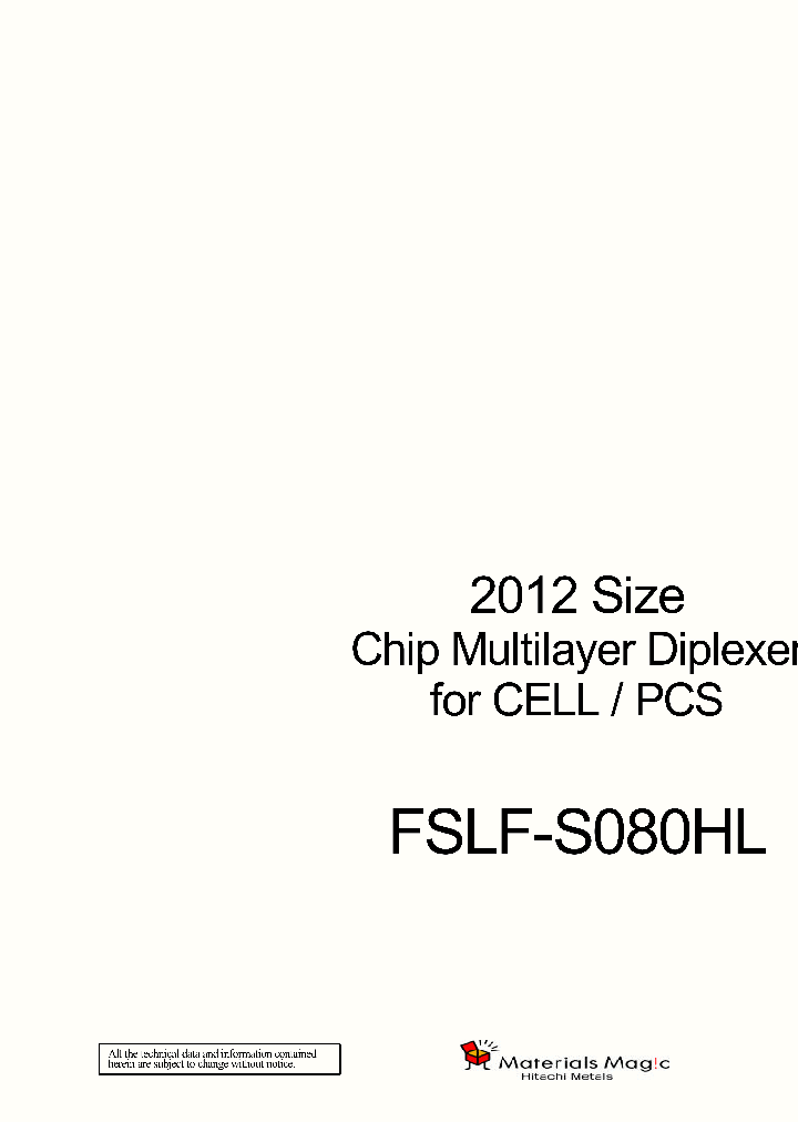 FSLF-S080HL_5007000.PDF Datasheet