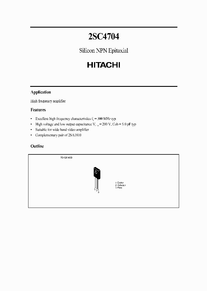 2SC4704C_5009312.PDF Datasheet