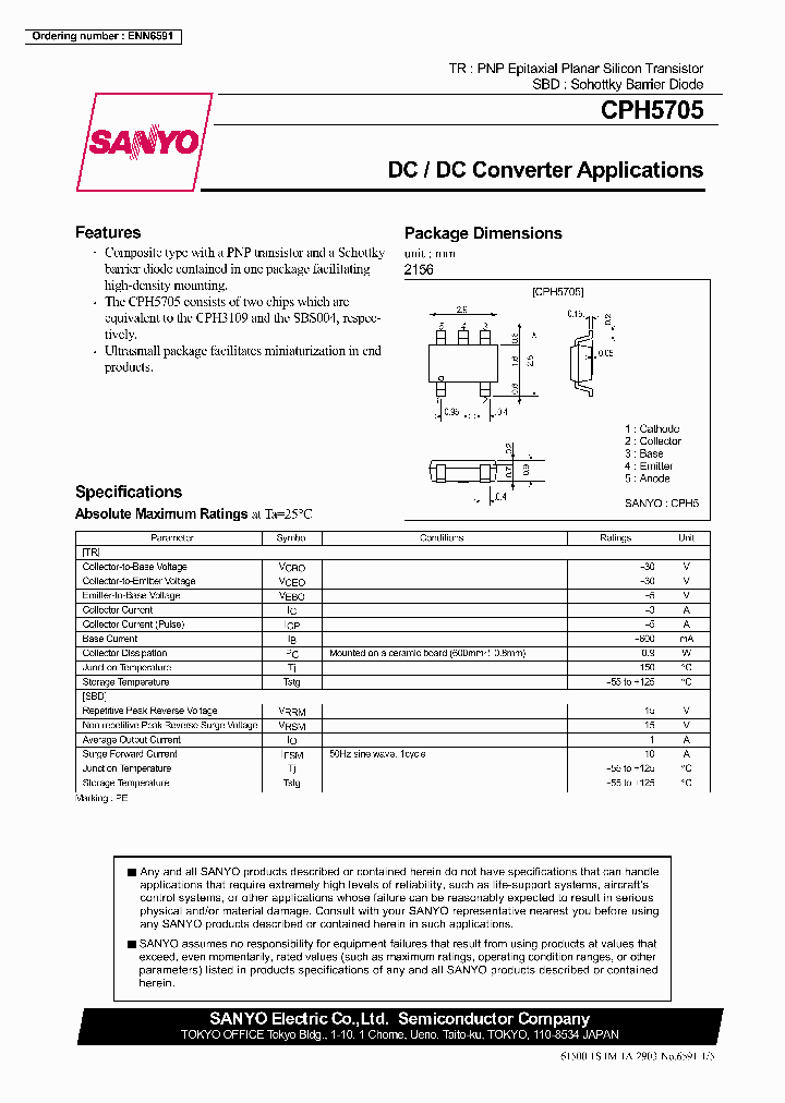 CPH5705_5007547.PDF Datasheet