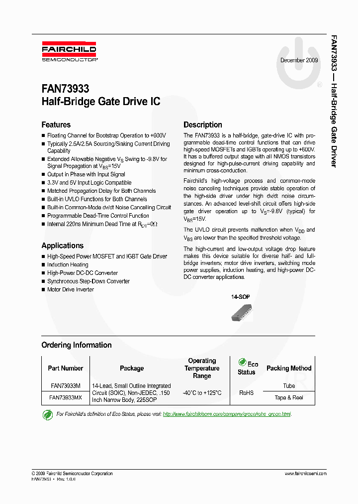 FAN73933MX_5014932.PDF Datasheet