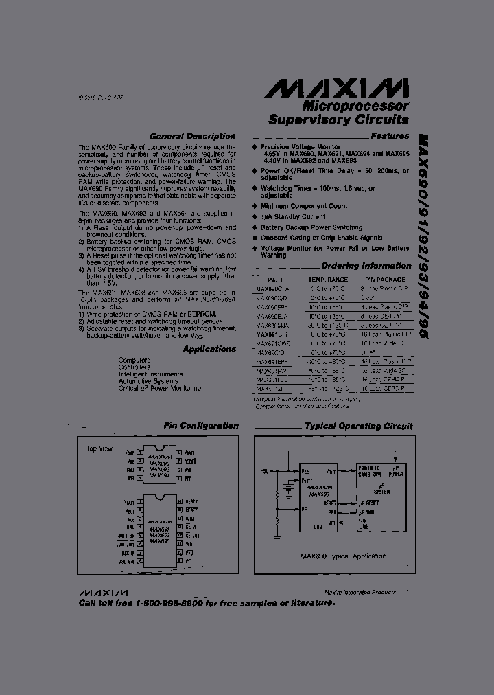 MAX695MJE883B_5018278.PDF Datasheet