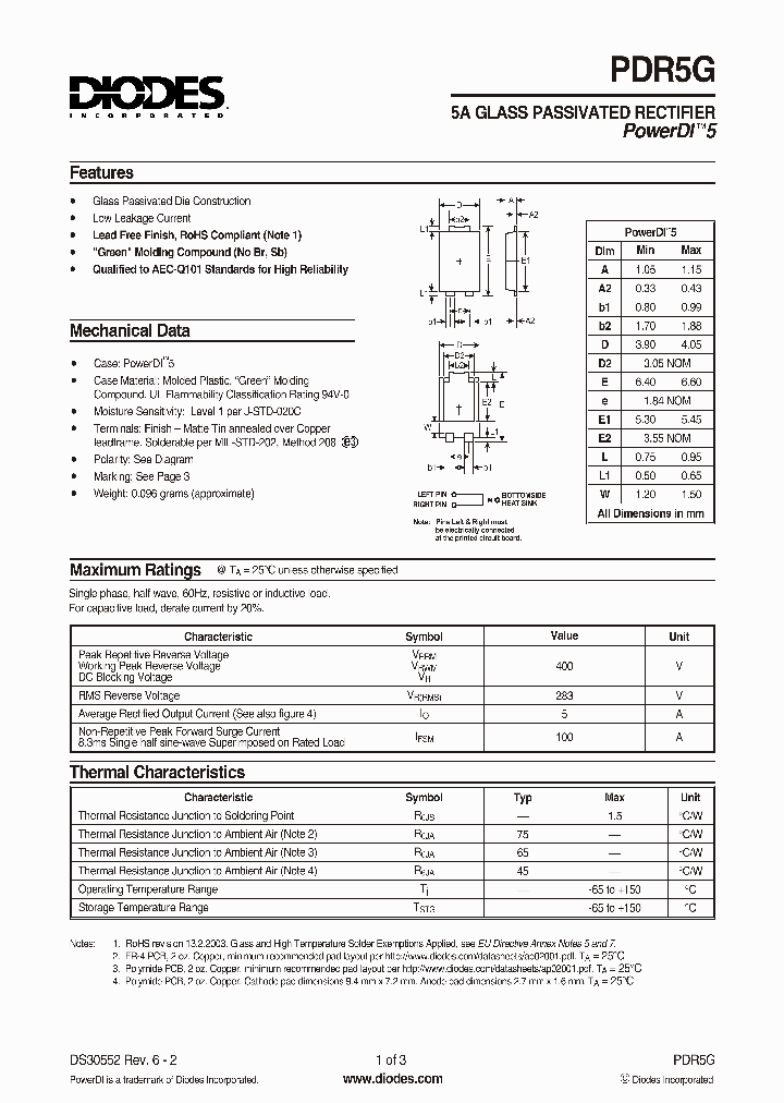 PDR5G1_5021099.PDF Datasheet