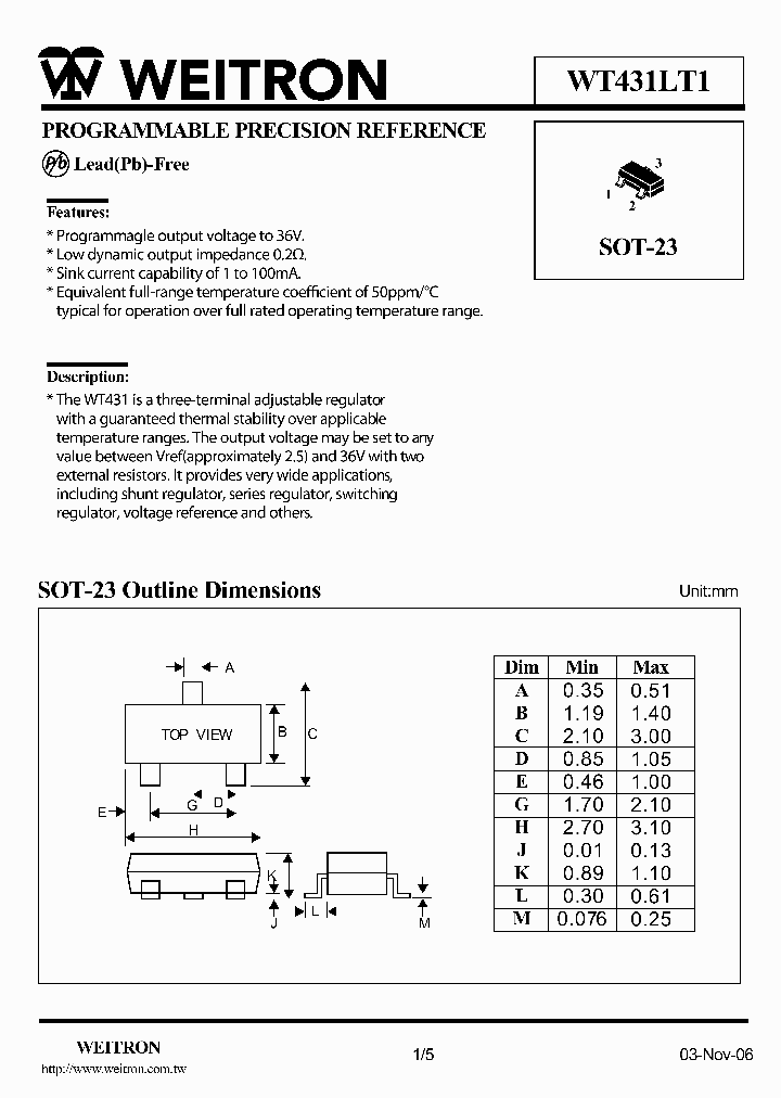 WT431LB_5021929.PDF Datasheet
