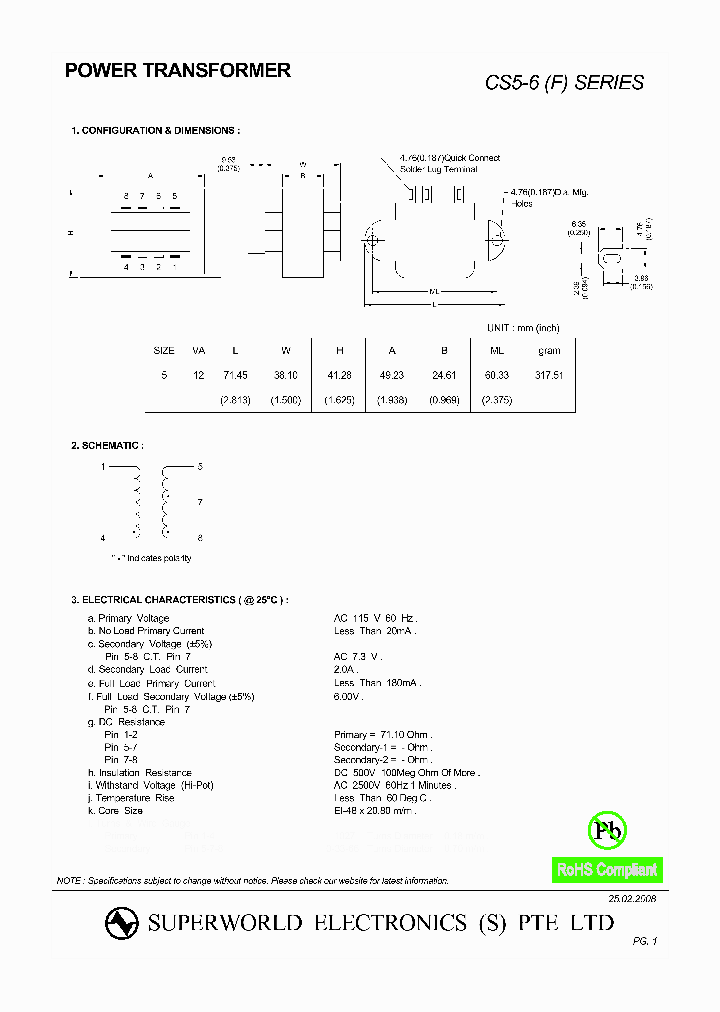 CS5-6_5025095.PDF Datasheet