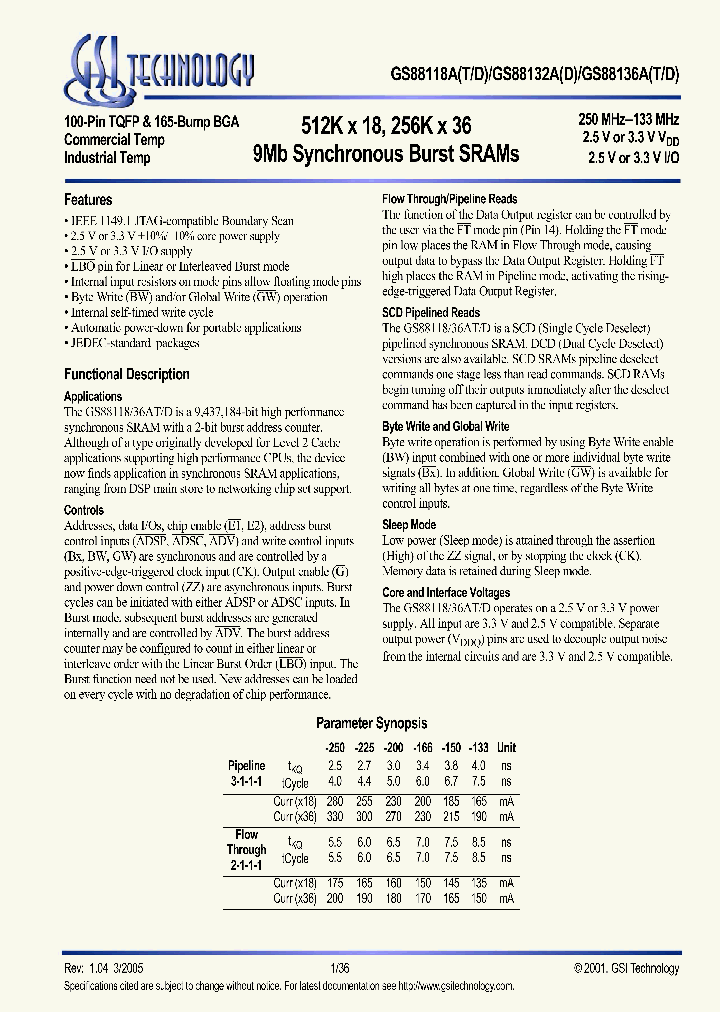 GS88118AT-166I_5027446.PDF Datasheet