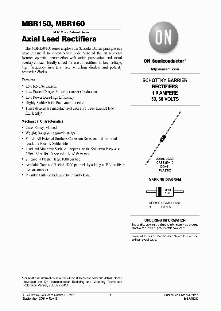 MBR160RL_5031934.PDF Datasheet