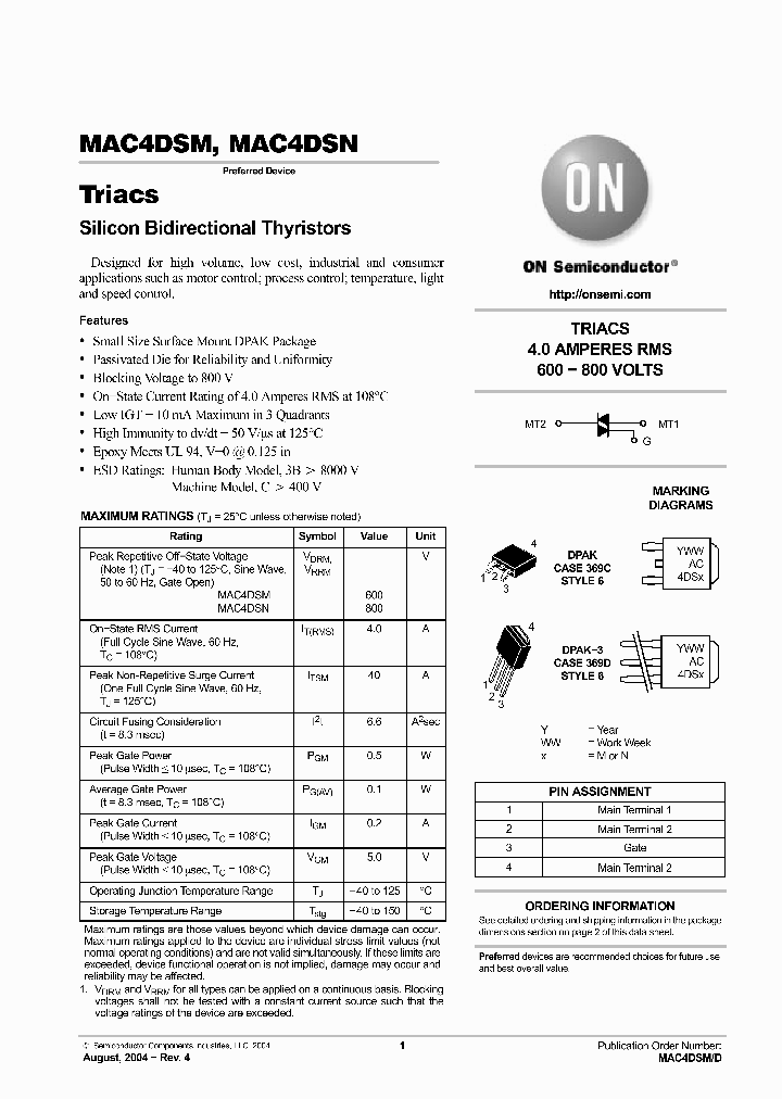 MAC4DSM-001_5036688.PDF Datasheet