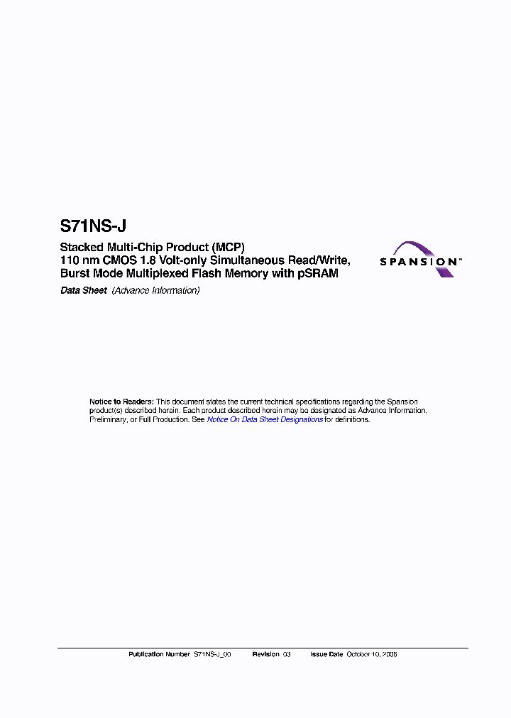 S71NS032JA0BJWRT0_5040670.PDF Datasheet
