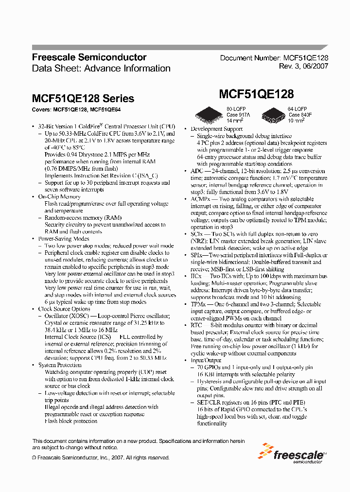 MCF51QE64_5043396.PDF Datasheet