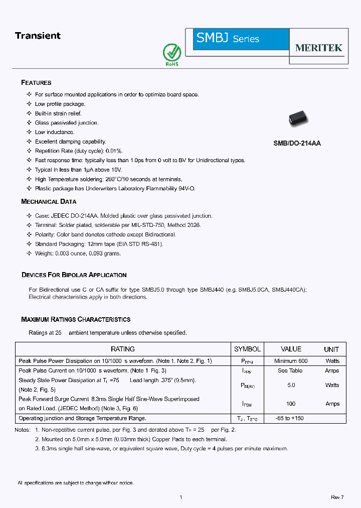 SMBJ200A_5044454.PDF Datasheet