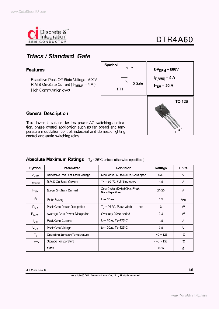 DTR4A60_5048909.PDF Datasheet