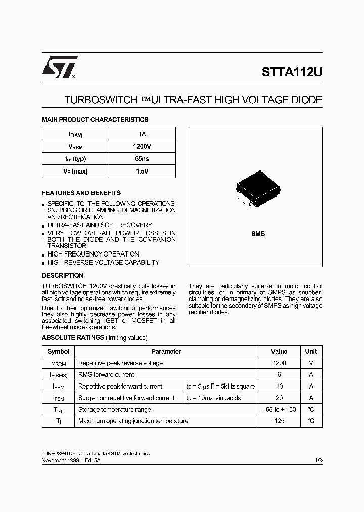 STTA112U_5065150.PDF Datasheet