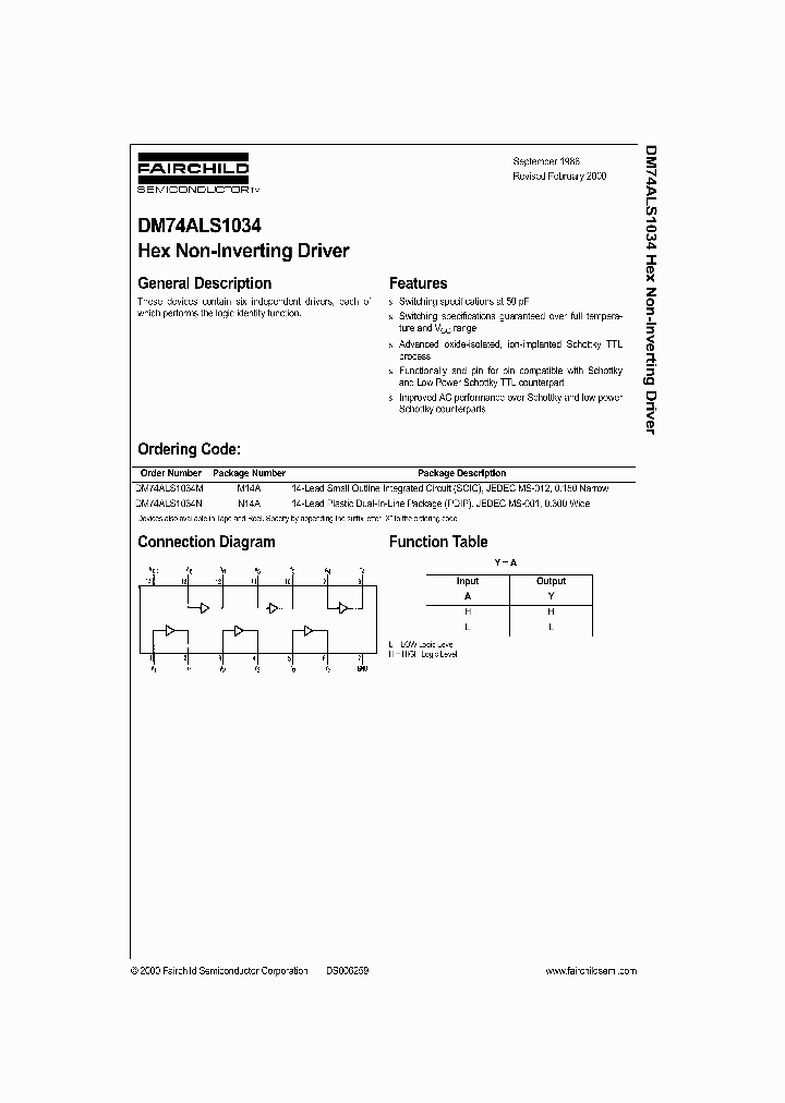 DM74ALS1034MX_5067871.PDF Datasheet