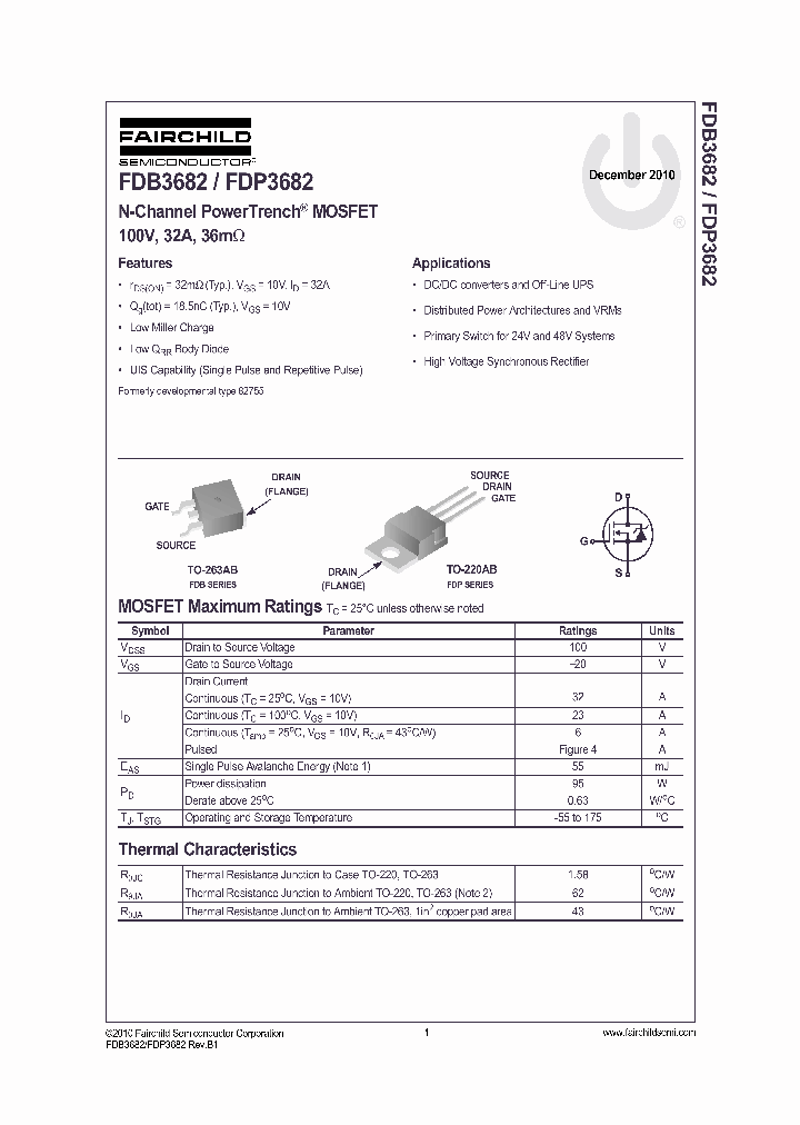 FDB3682NL_5067676.PDF Datasheet