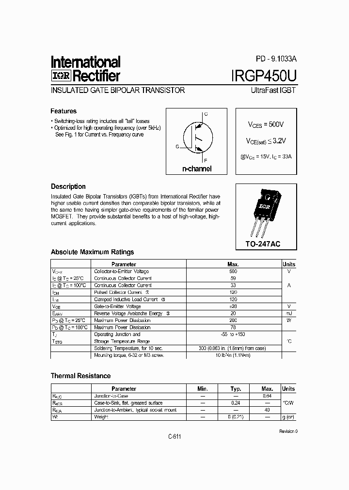 IRGP450U_5072475.PDF Datasheet