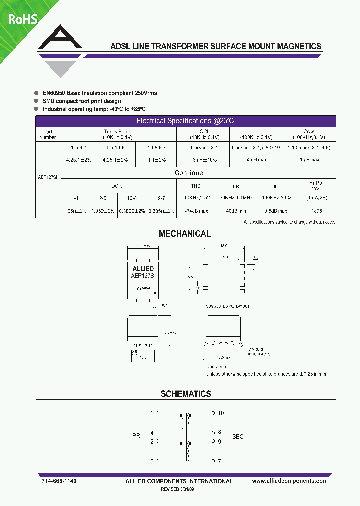 AEP127SI_5078895.PDF Datasheet