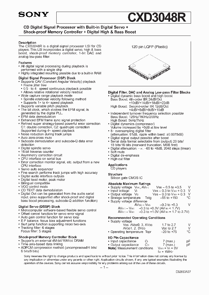 CXD3048R_5082757.PDF Datasheet