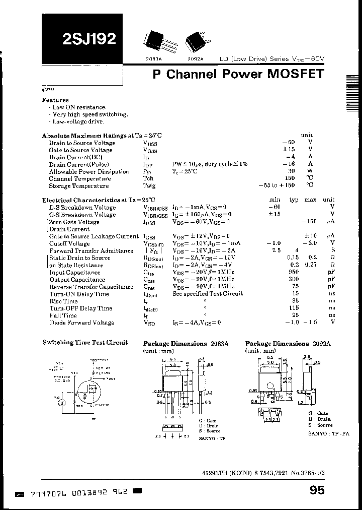 2SJ192FA_5090588.PDF Datasheet