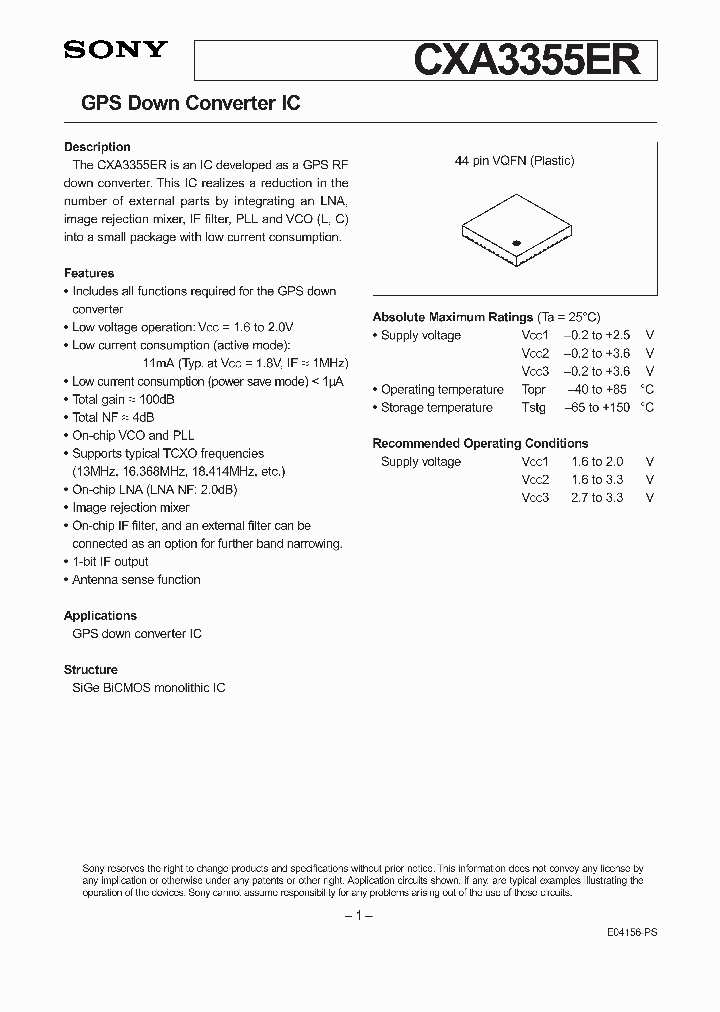 CXA3355ER_5100533.PDF Datasheet