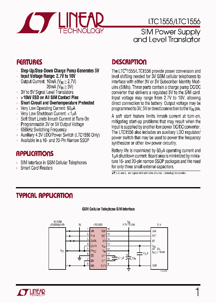 LTC1555IGNPBF_5100819.PDF Datasheet