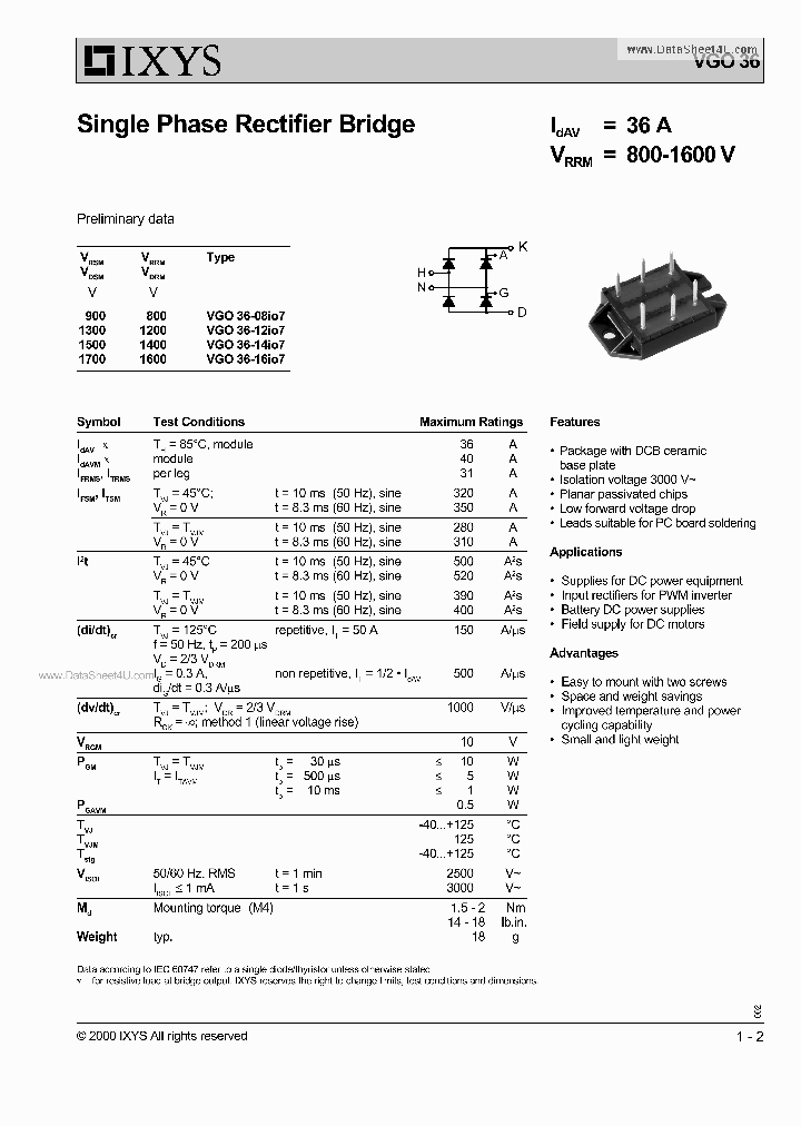 VGO36_5101558.PDF Datasheet