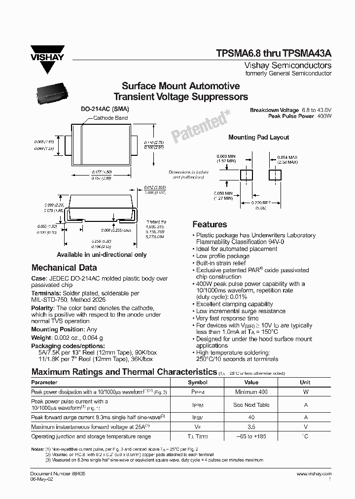 TPSMA68_5103477.PDF Datasheet