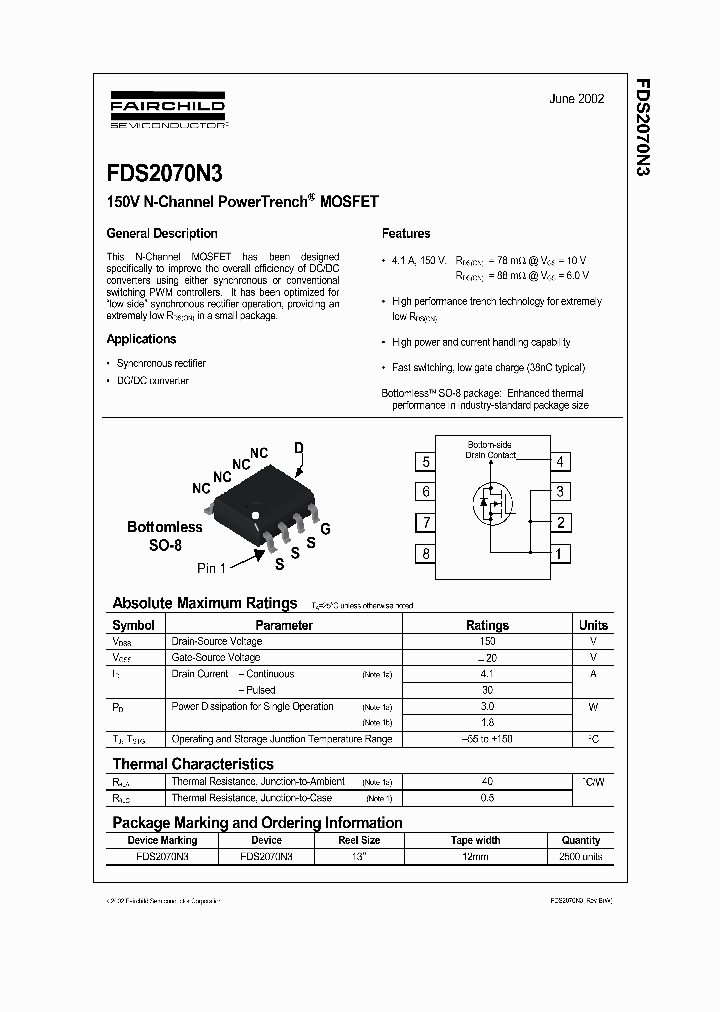 FDS2070N3_5107162.PDF Datasheet