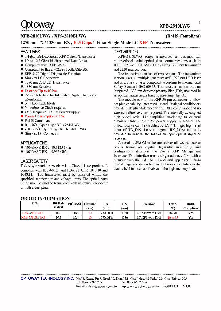 XPB-2810BLWG_5111927.PDF Datasheet