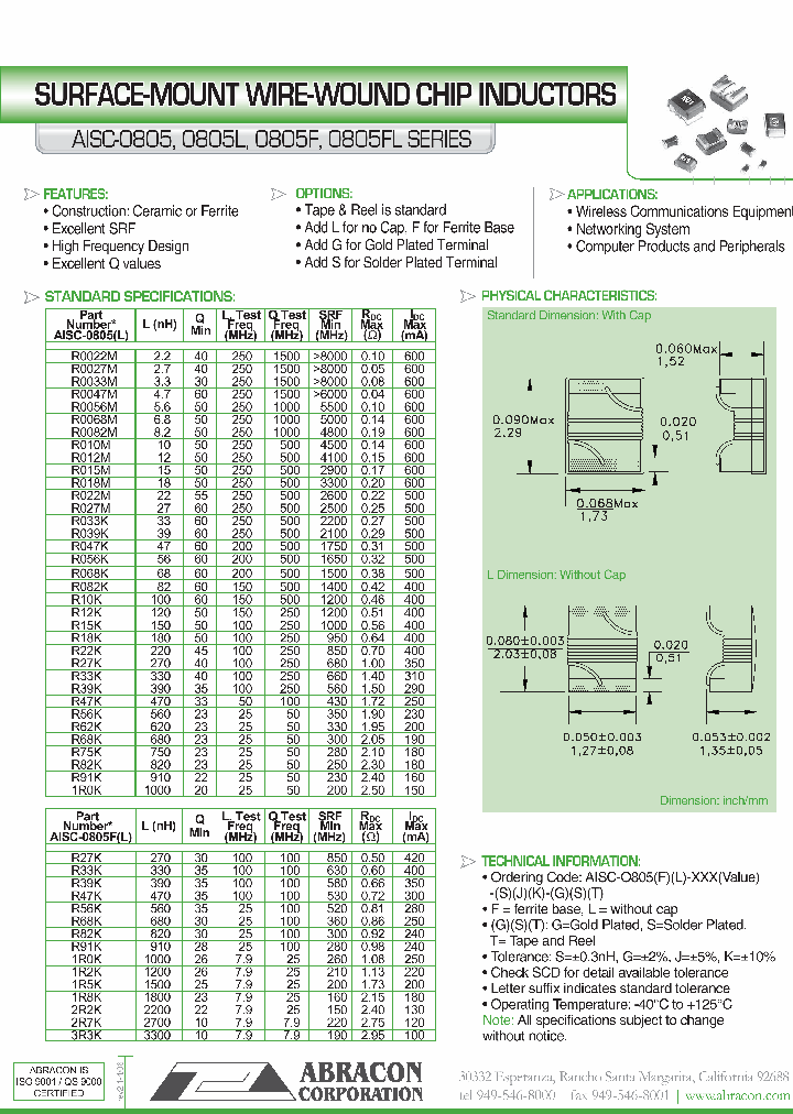 AISC-0805_5113131.PDF Datasheet