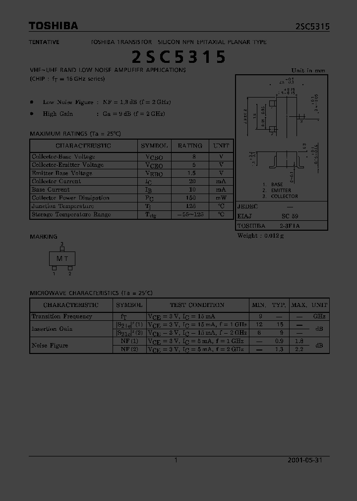 2SC5315_5114645.PDF Datasheet
