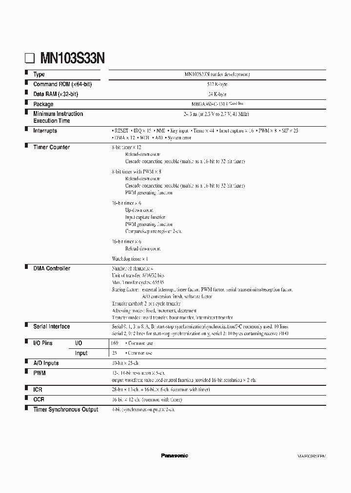 MN103S33N_5115849.PDF Datasheet