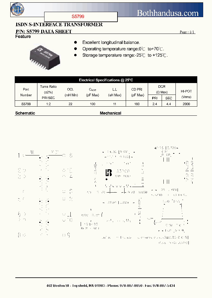 S5799_5115910.PDF Datasheet