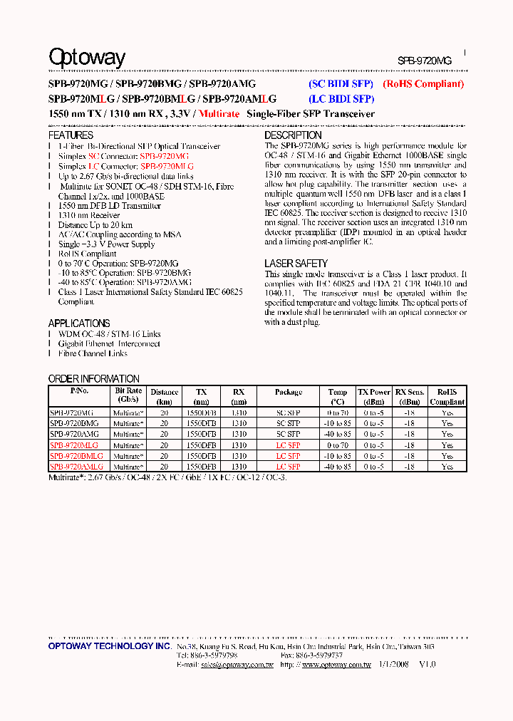 SPB-9720AMG_5120287.PDF Datasheet
