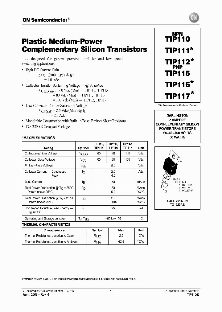 TIP110-D_5123982.PDF Datasheet