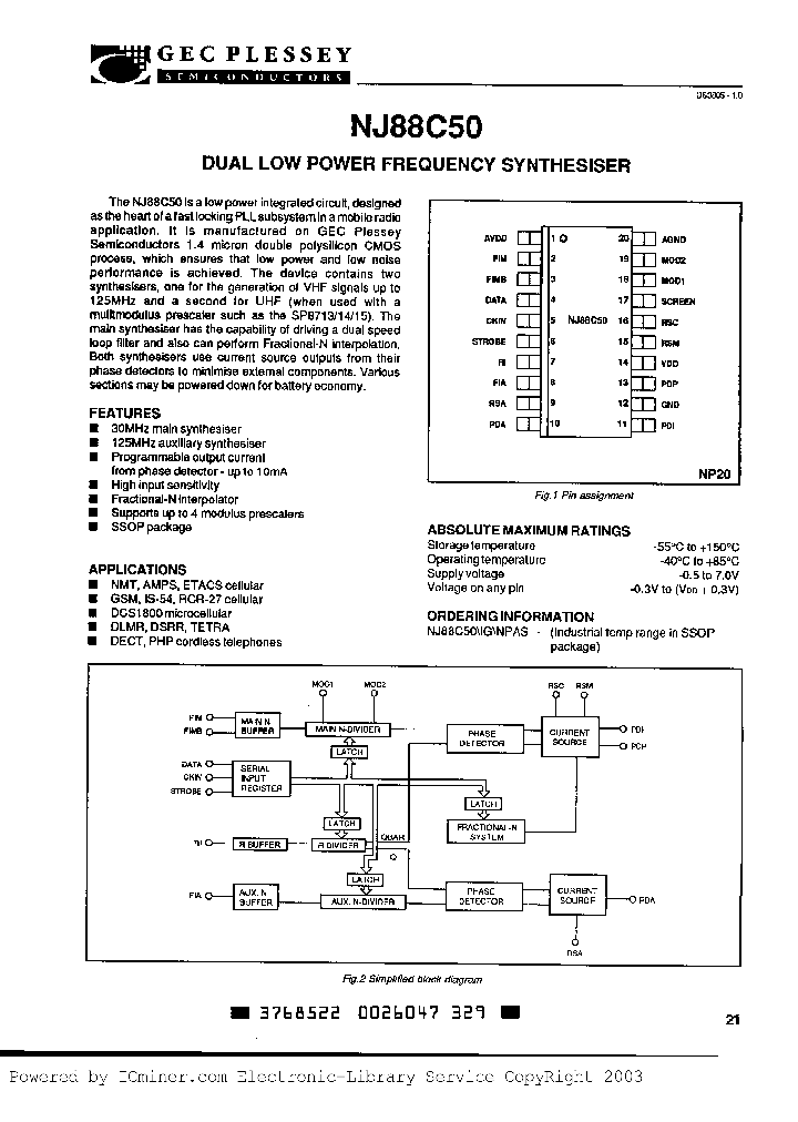 NJ88C50IGNPAS_5126562.PDF Datasheet