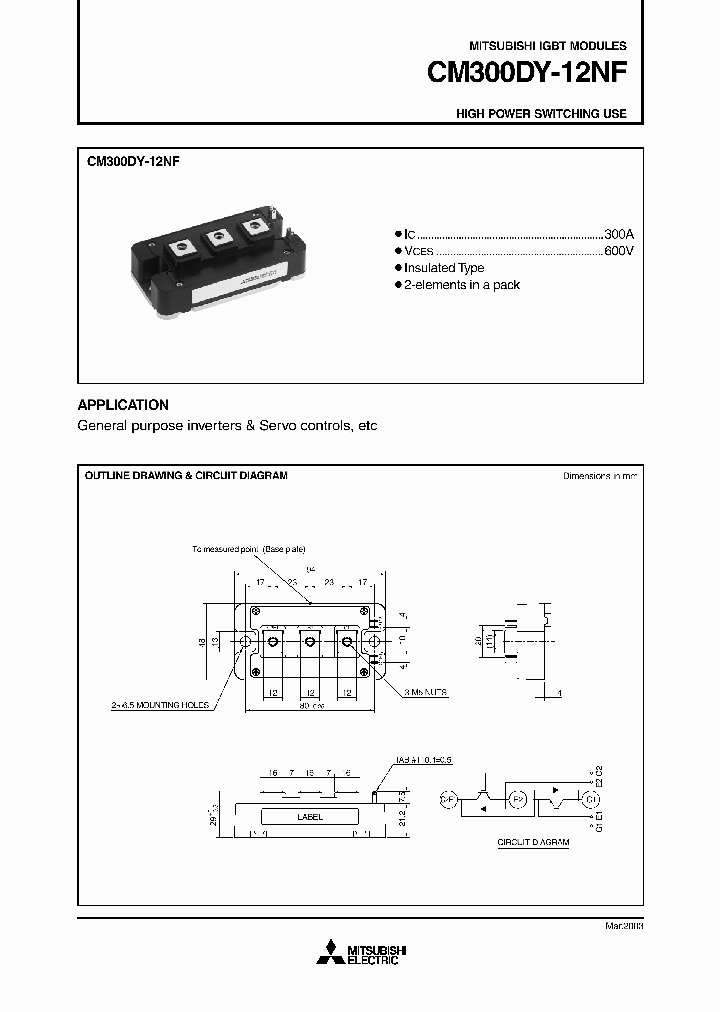 CM300DY-12NF_5129714.PDF Datasheet