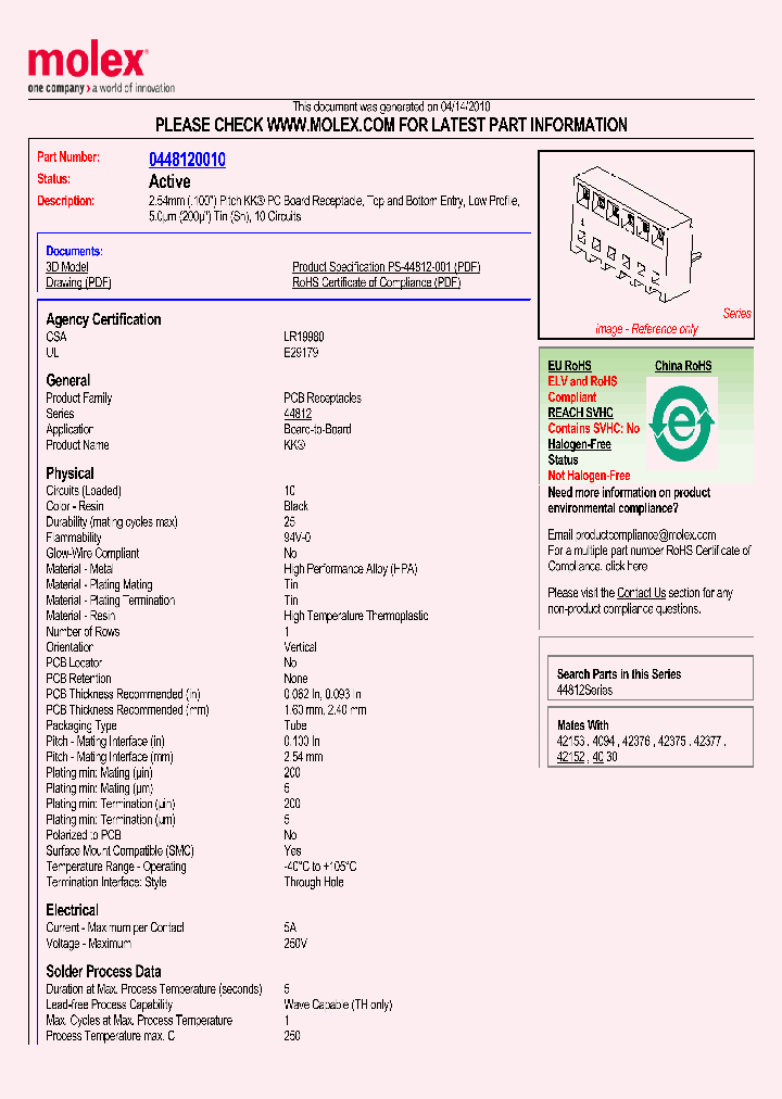 44812-0010_5129370.PDF Datasheet