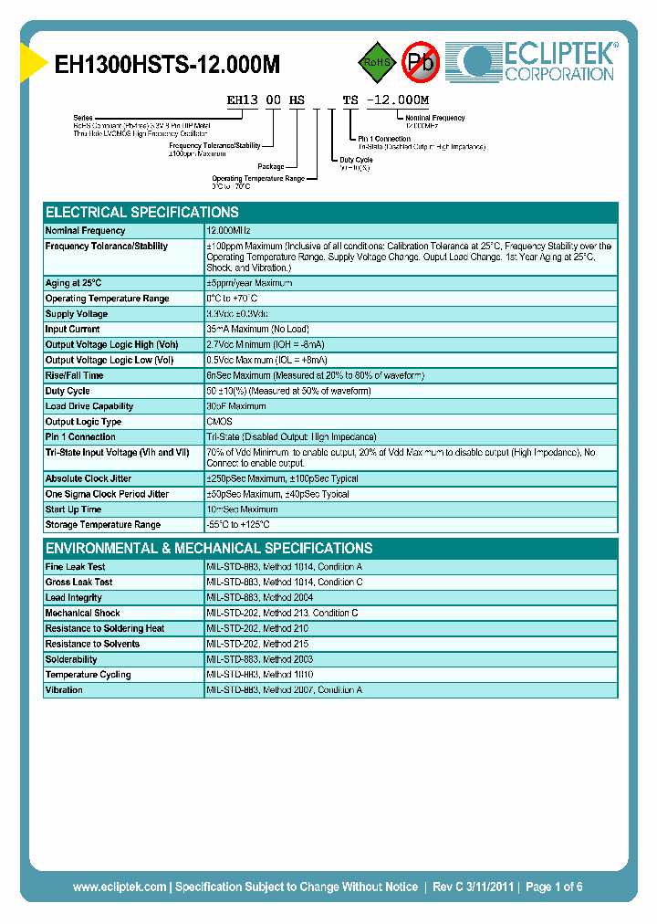 EH1300HSTS-12000M_5135881.PDF Datasheet