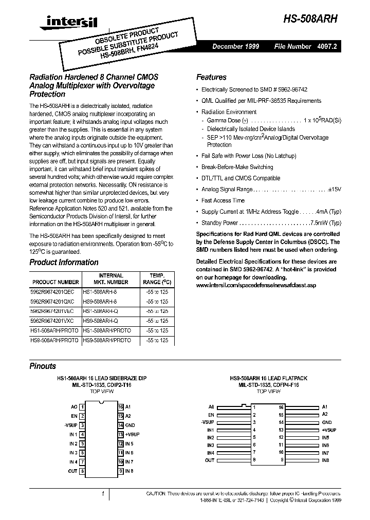 HS9-508ARH_5139992.PDF Datasheet