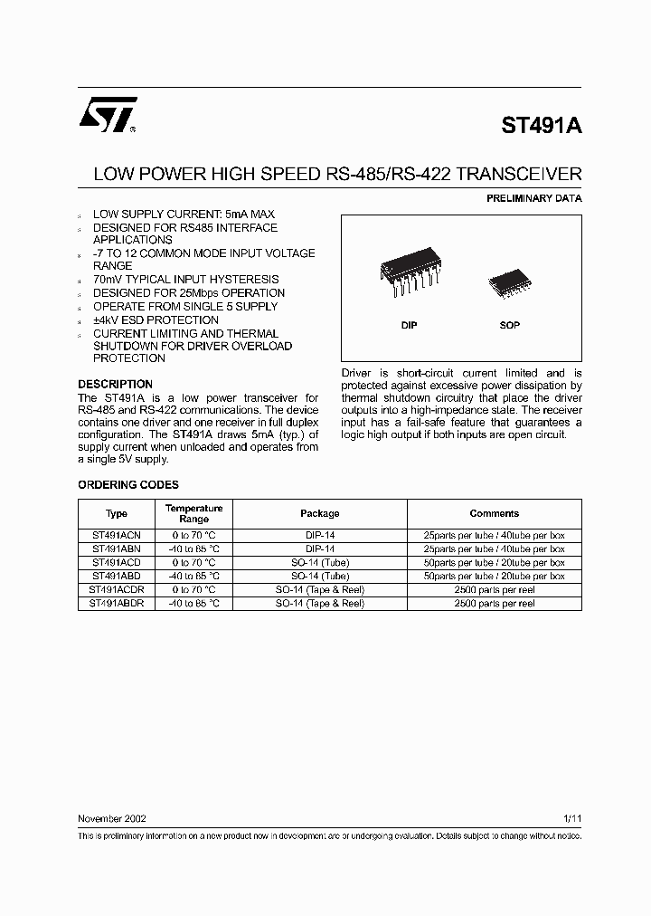 ST491ABDR_5146227.PDF Datasheet