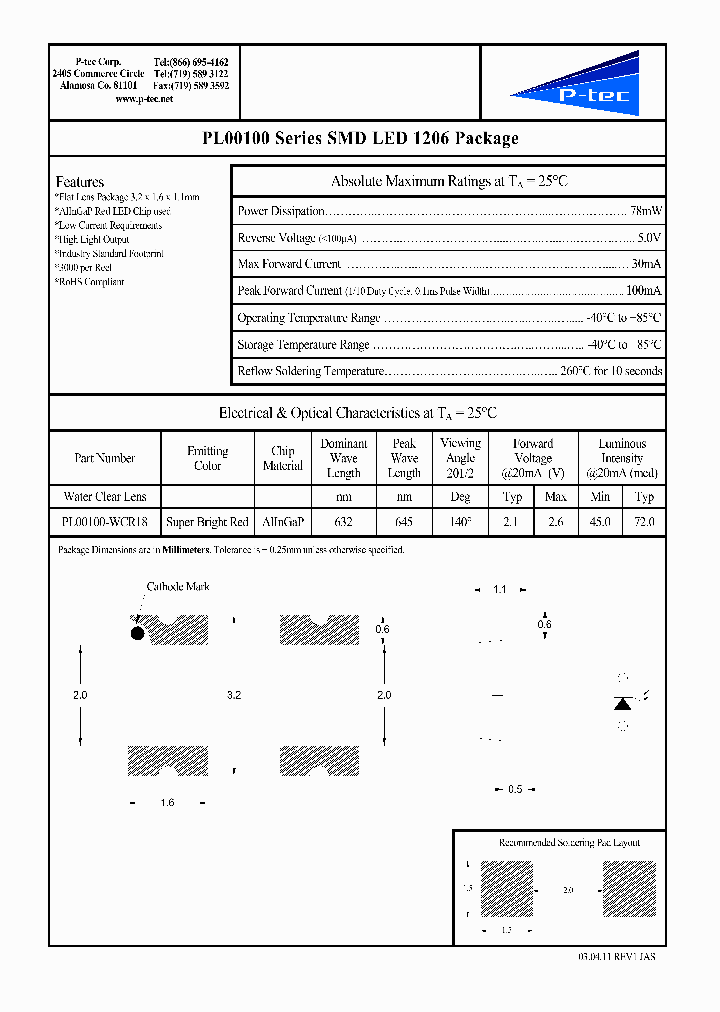 PL00100-WCR18_5151479.PDF Datasheet