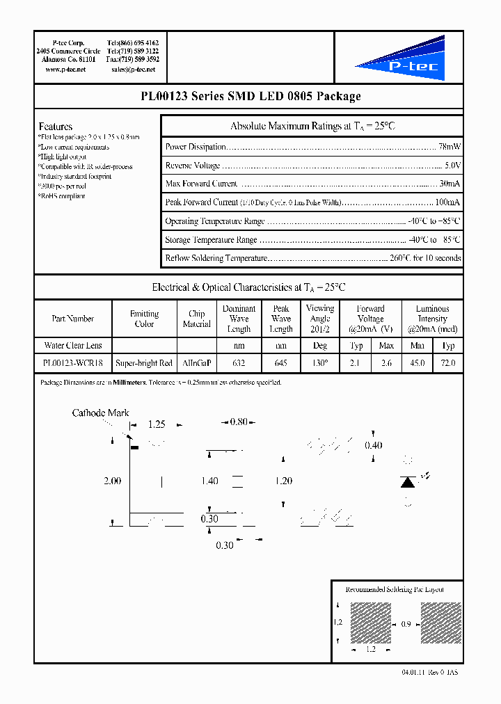 PL00123-WCR18_5151495.PDF Datasheet